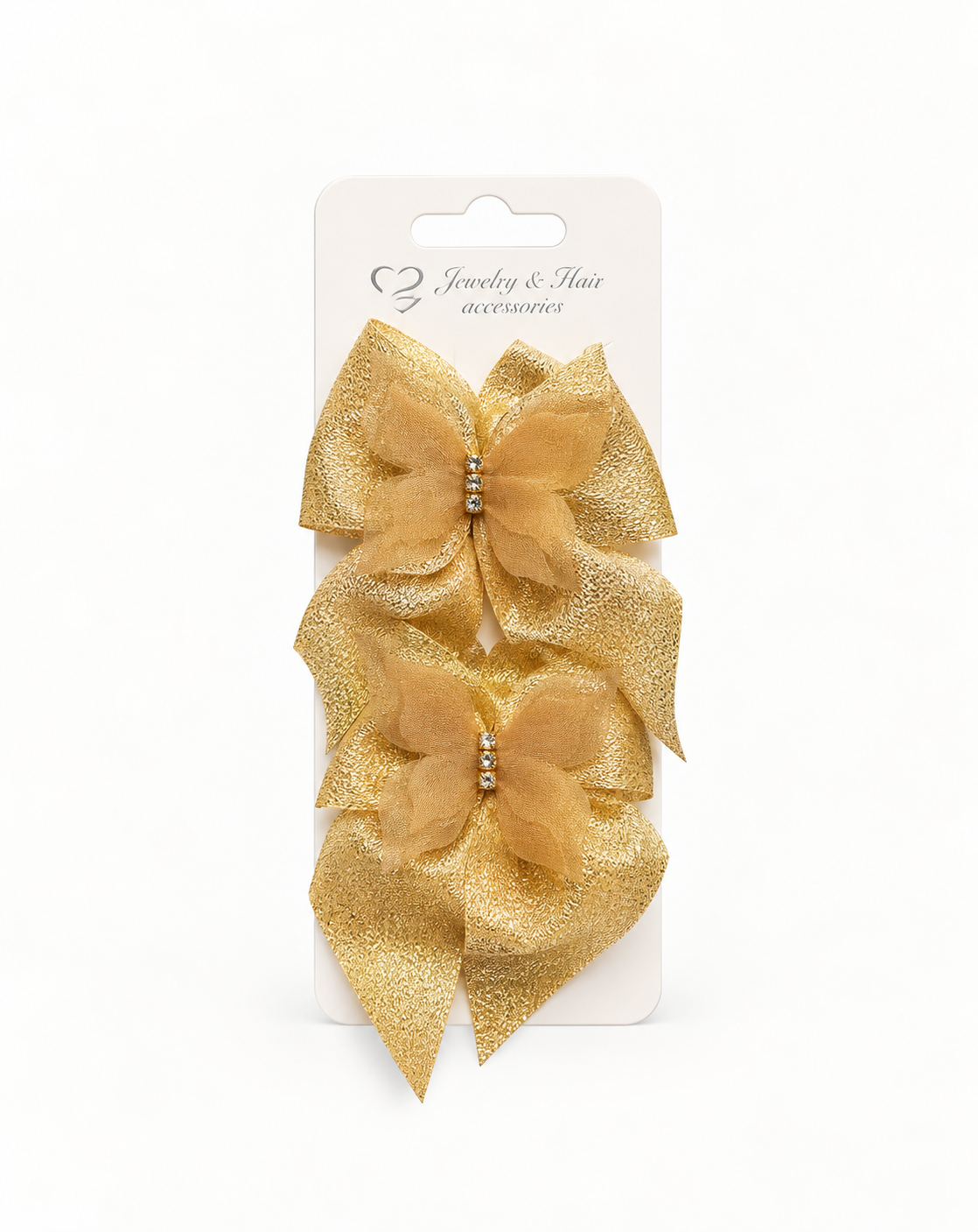 Yellow ButterFly Hair Pin 2Pcs