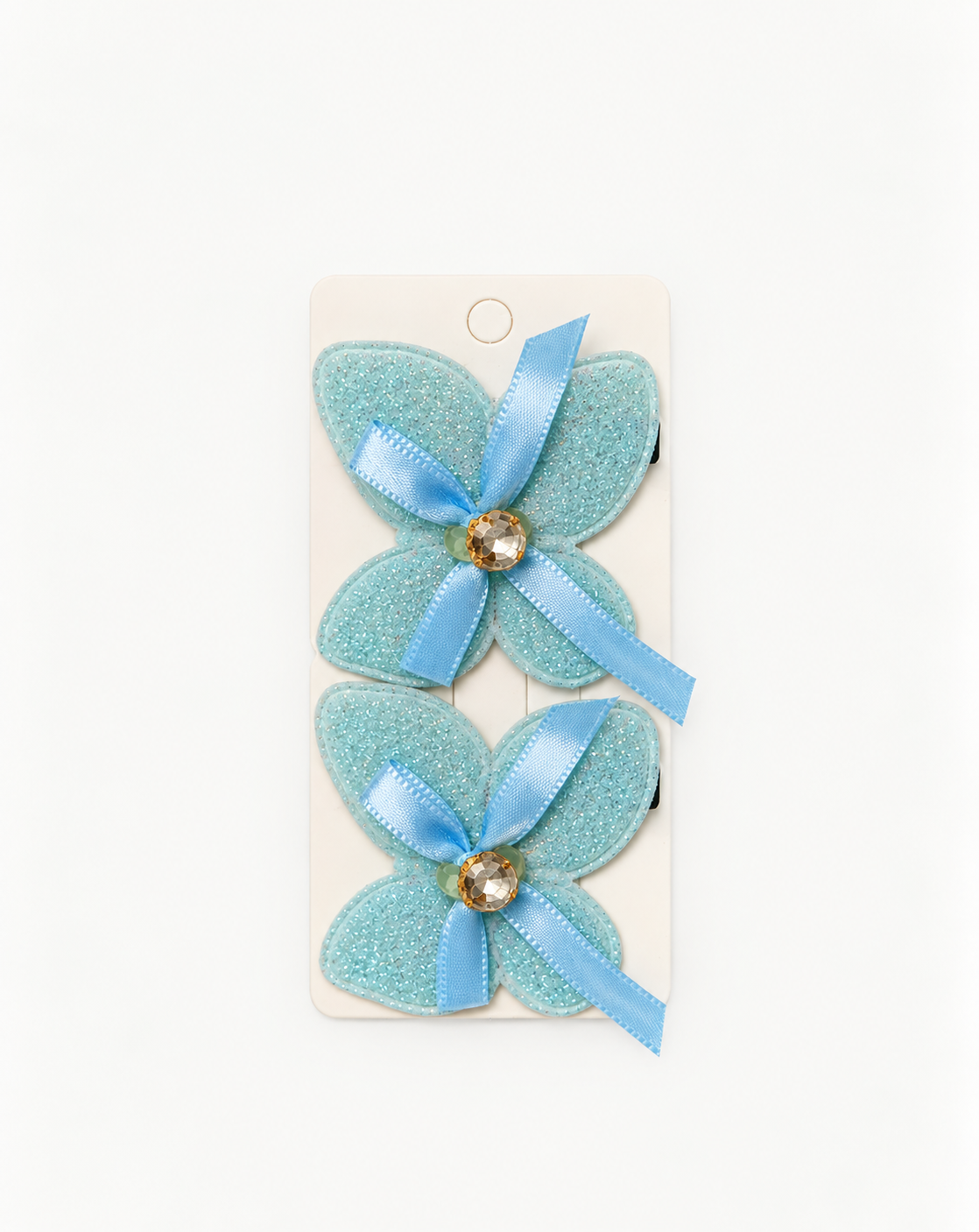 Blue ButterFly Hair Pin 2Pcs