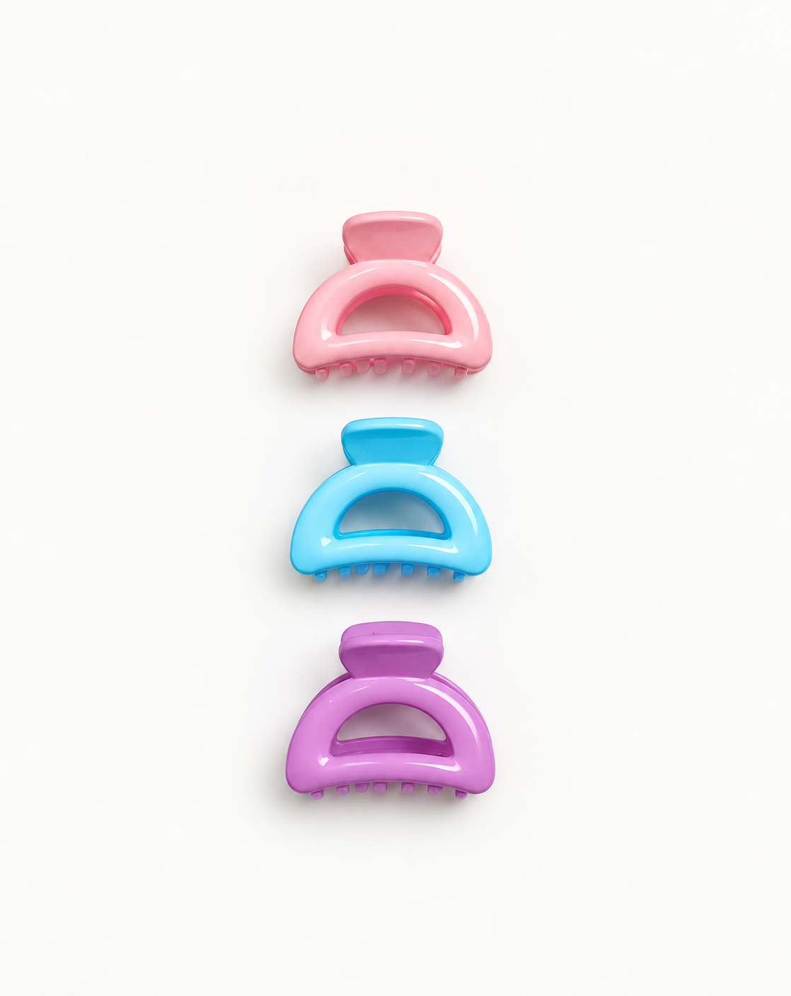 Colorful Hair Claw Clips Set