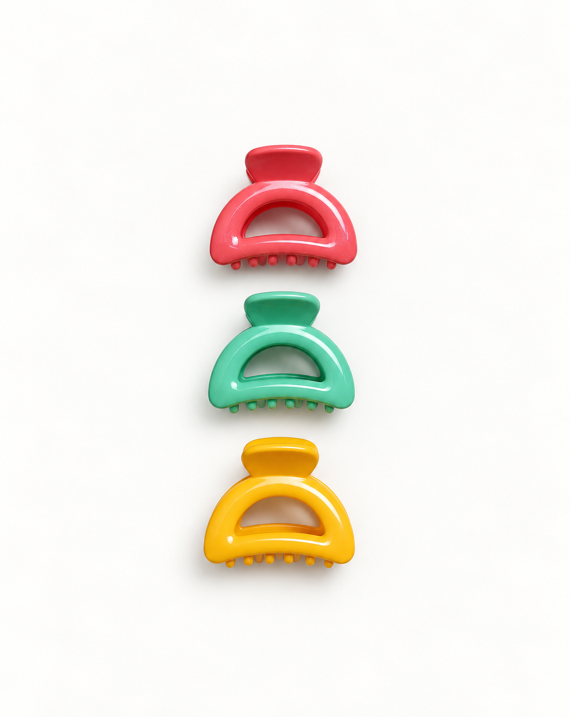 Colorful Hair Claw Clips Set