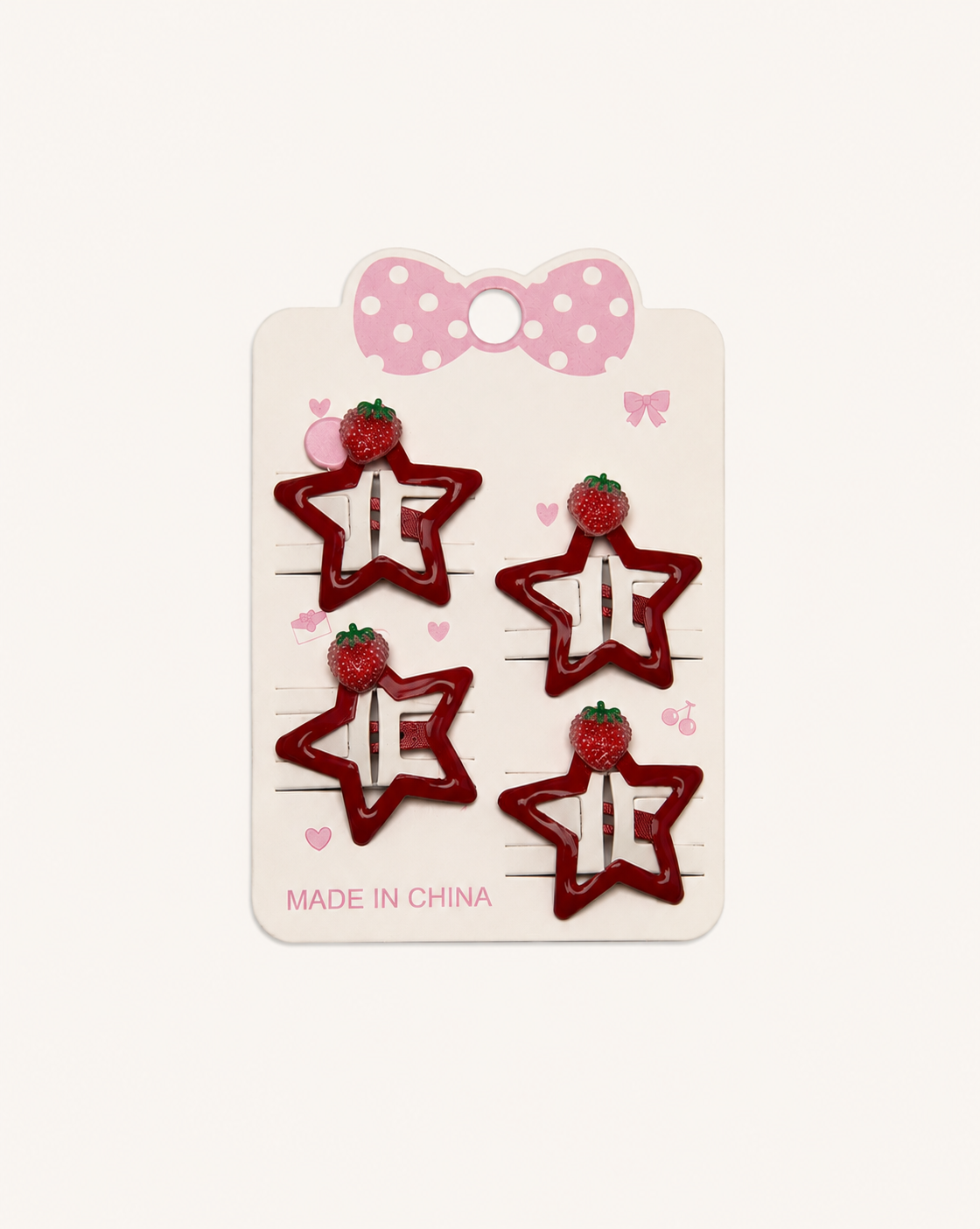 Star Hair pins 4pcs