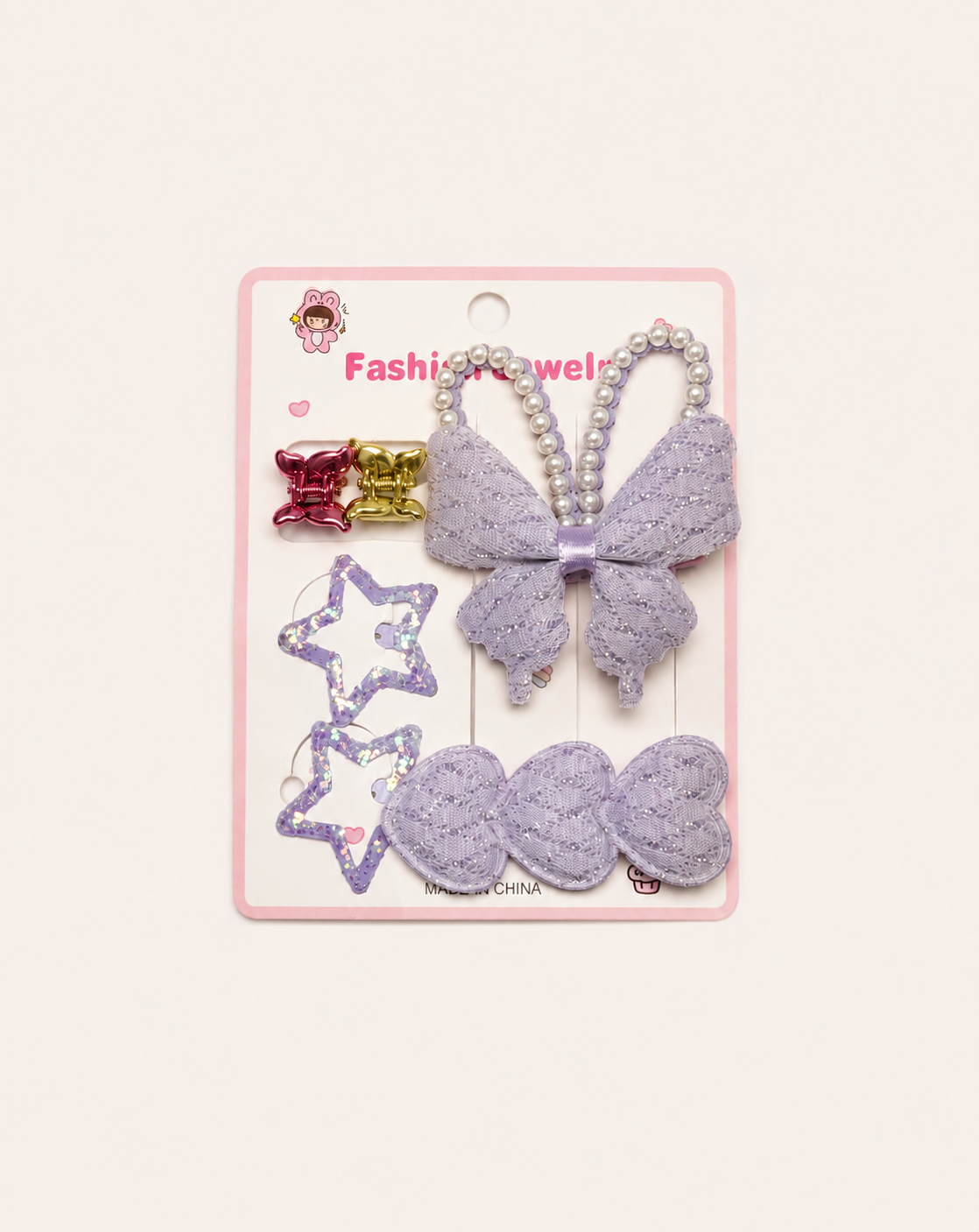 Hair pins 6 piece pack