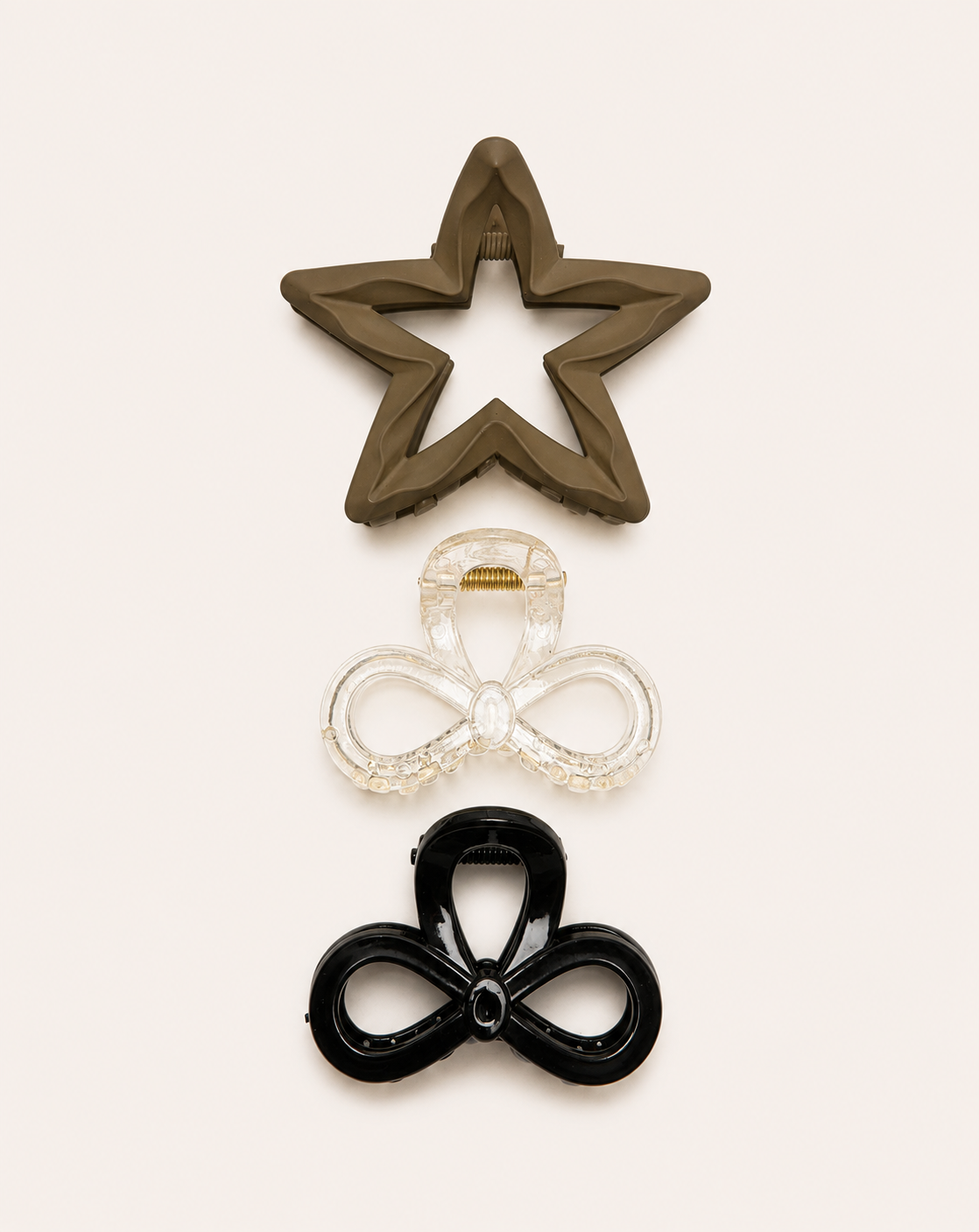 Hair Claw Clip 3pcs (Medium)
