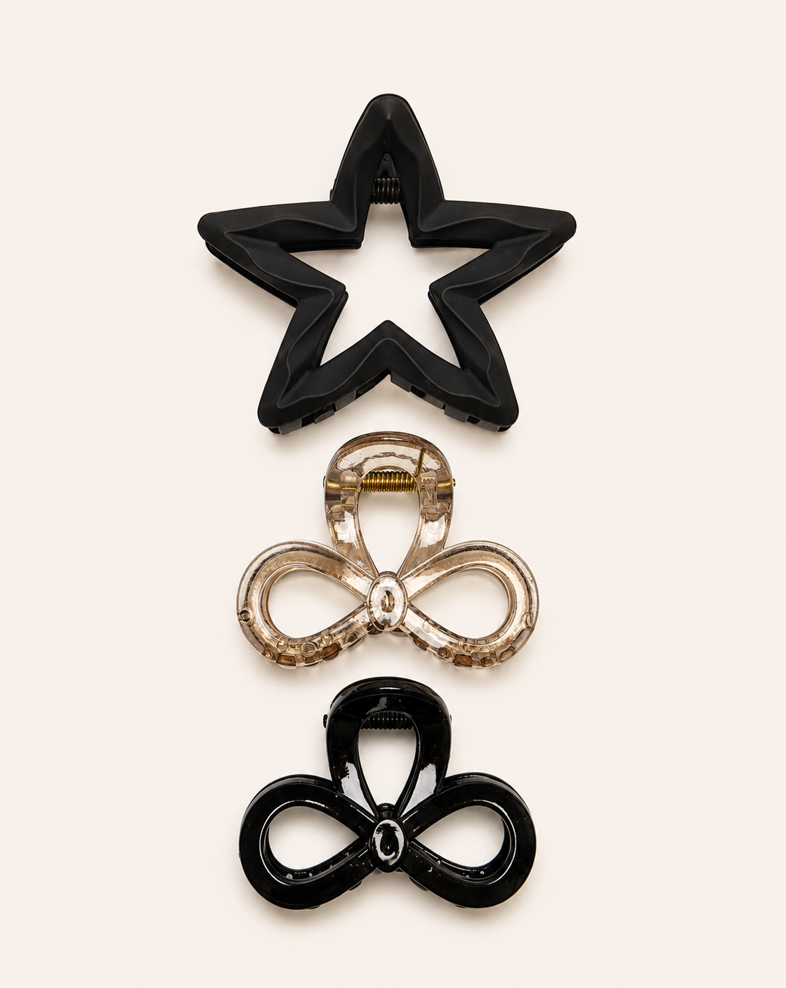 Hair Claw Clip 3pcs (Medium)