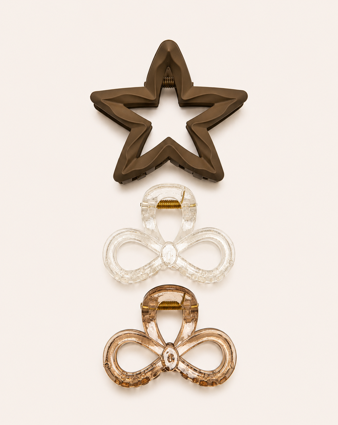 Hair Claw Clip 3pcs (Medium)