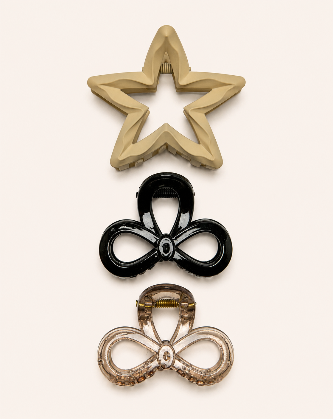 Hair Claw Clip 3pcs (Medium)