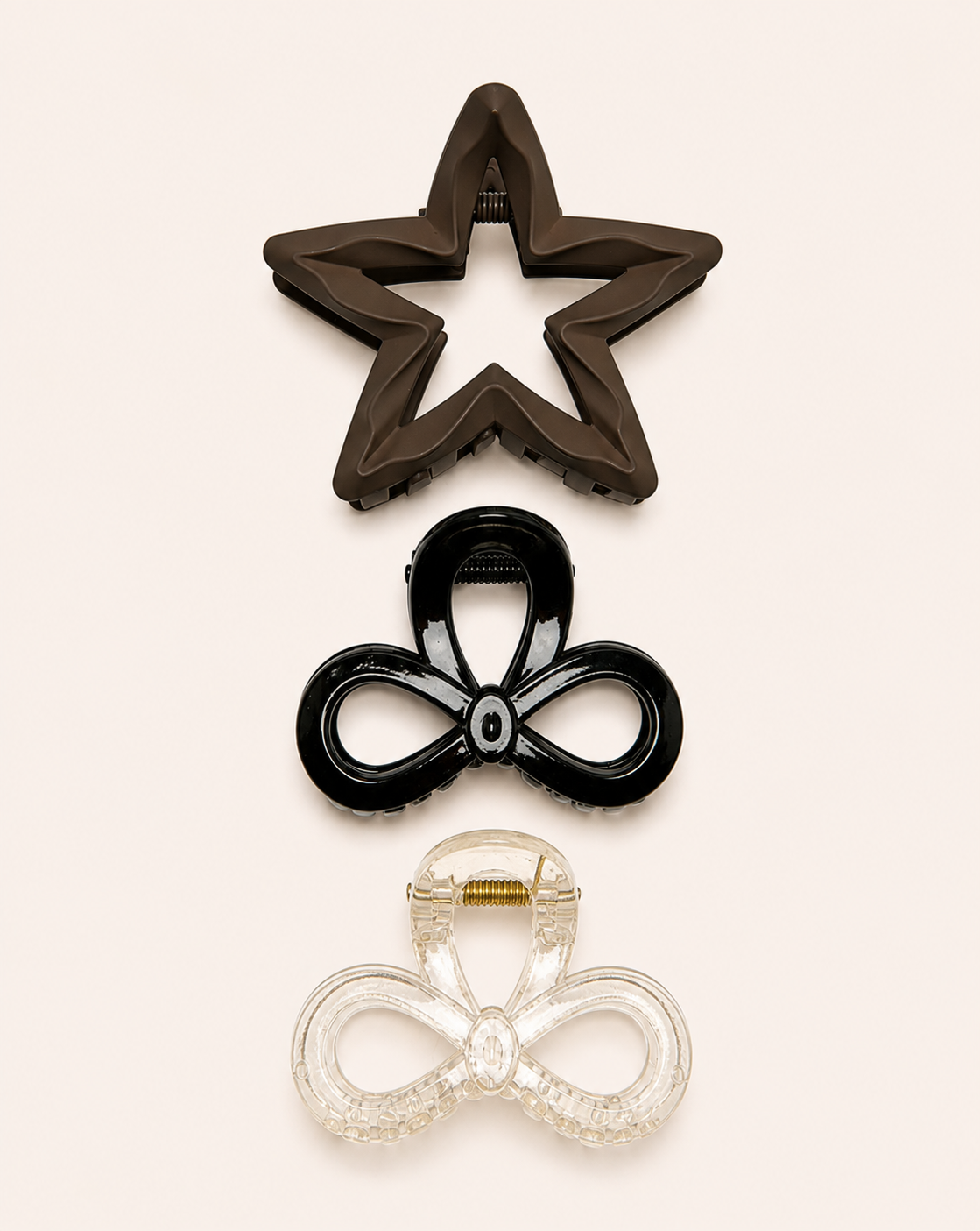Hair Claw Clip 3pcs (Medium)