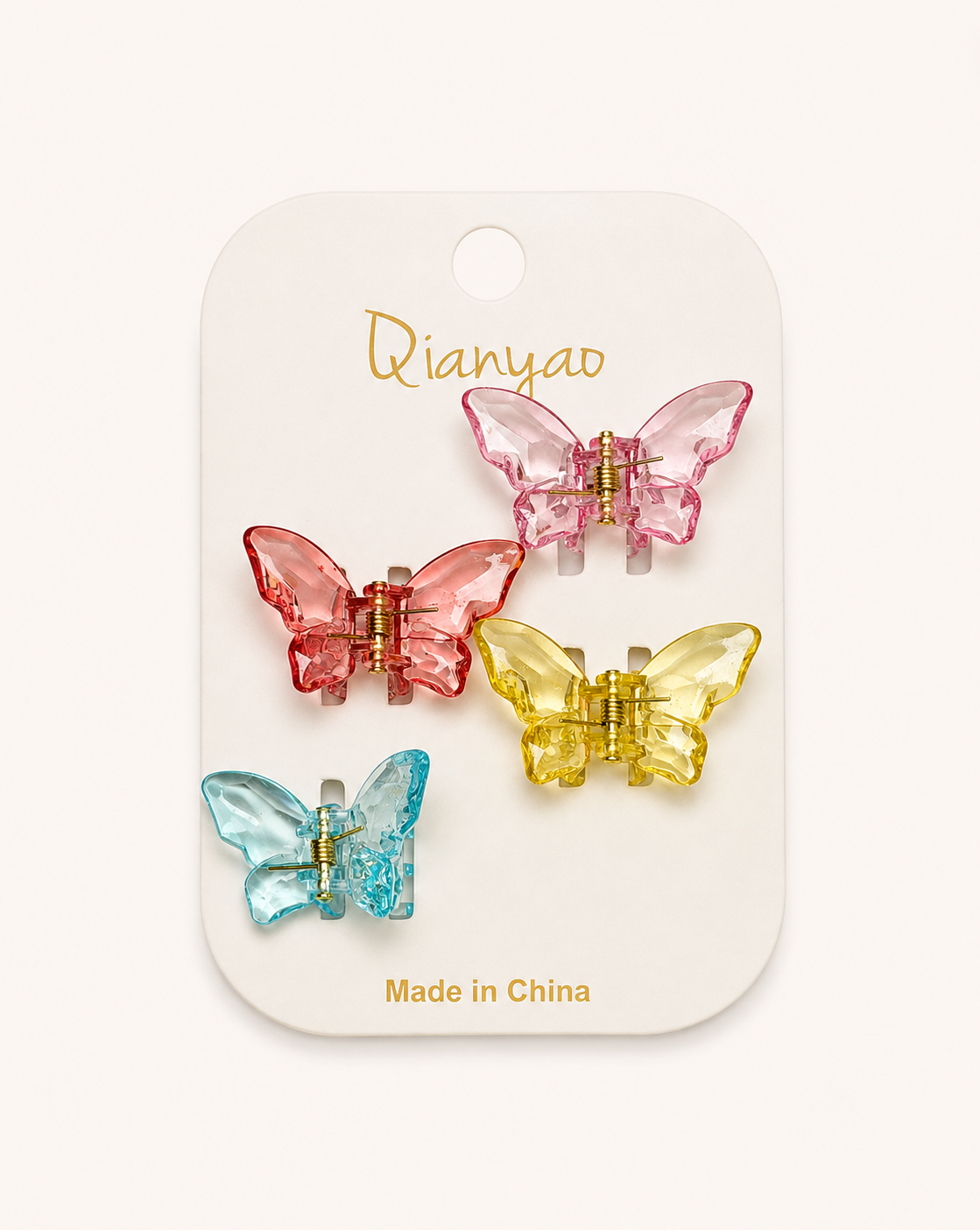 Butterfly Hair Clip 4pcs (Small)