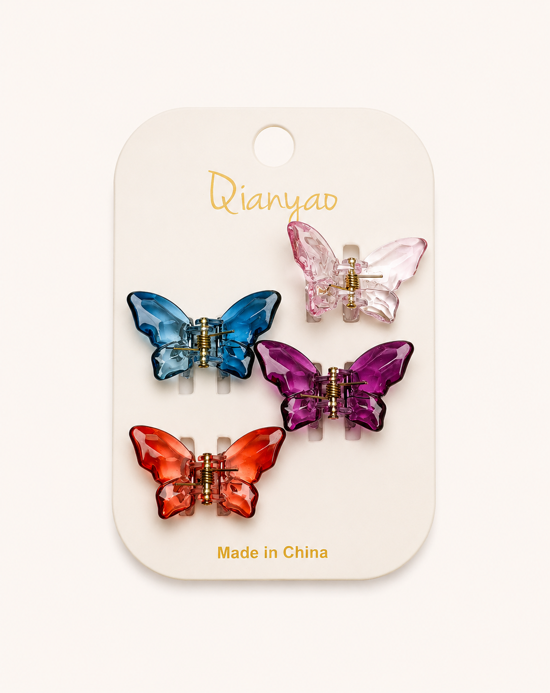 Butterfly Hair Clip 4pcs (Small)