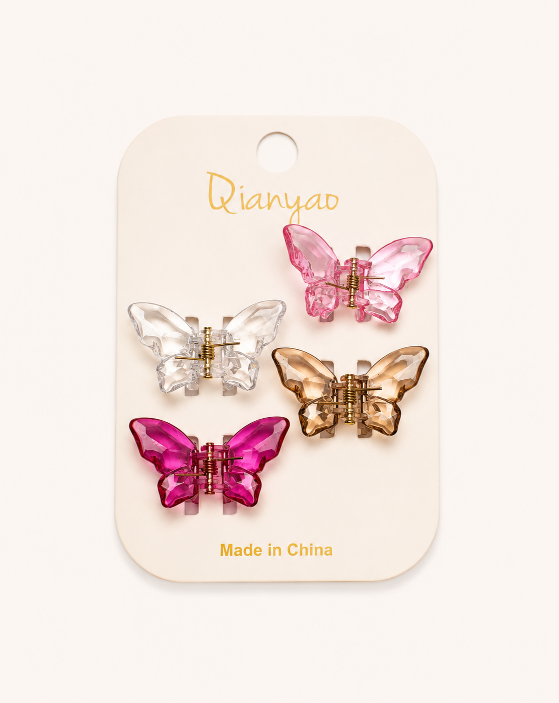 Butterfly Hair Clip 4pcs (Small)