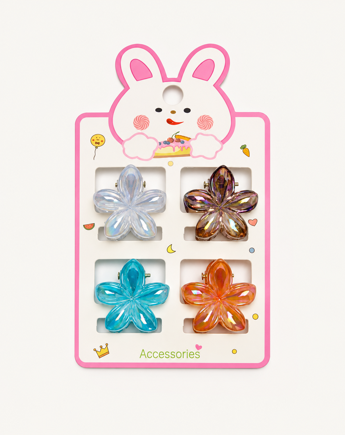Star Claw Clip 4pcs (Small)