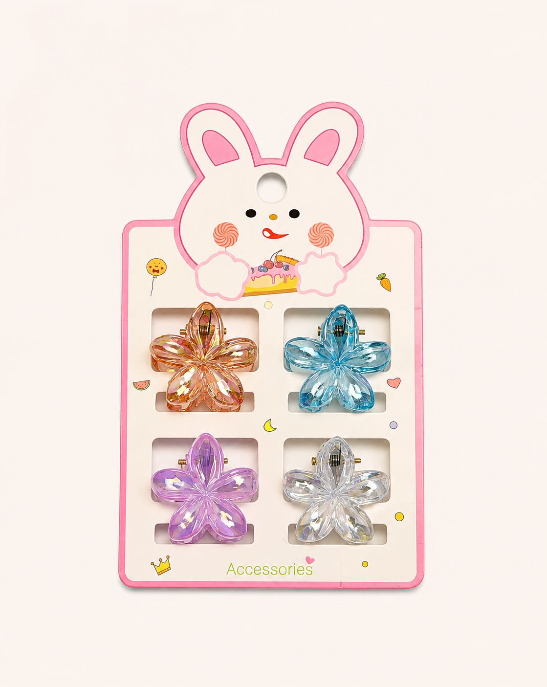 Star Claw Clip 4pcs (Small)