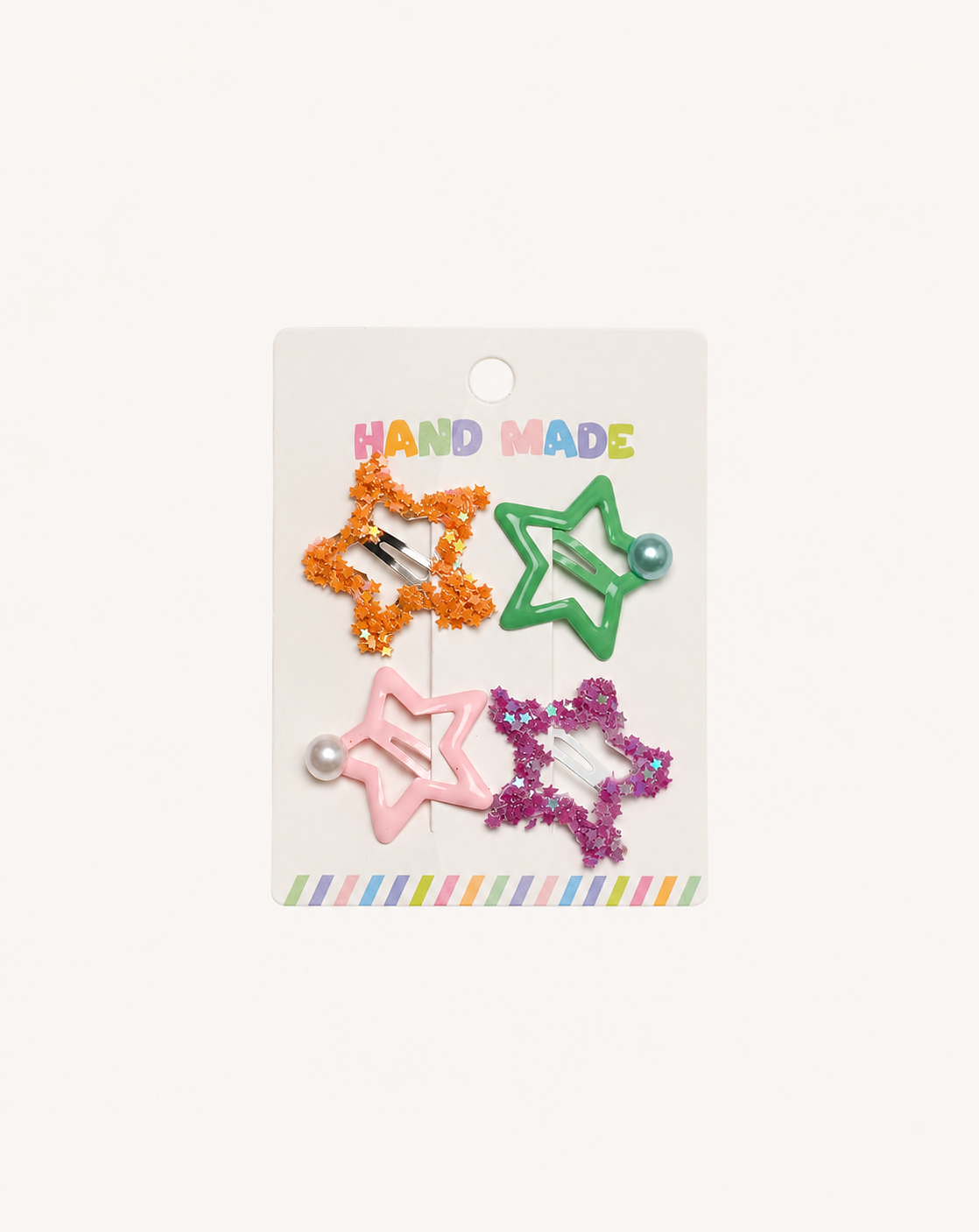 Star hair pins 4 pieces