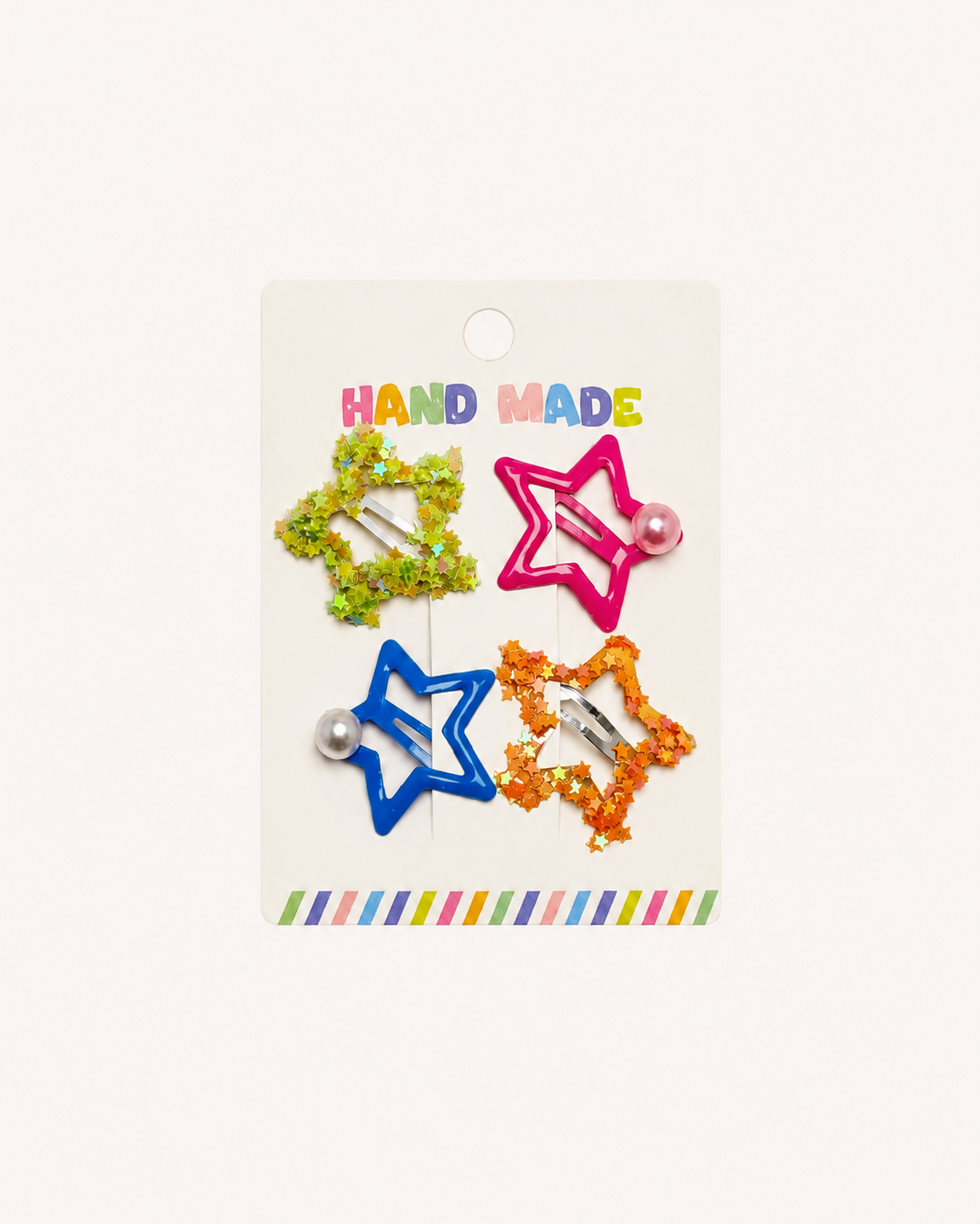 Star hair pins 4 pieces