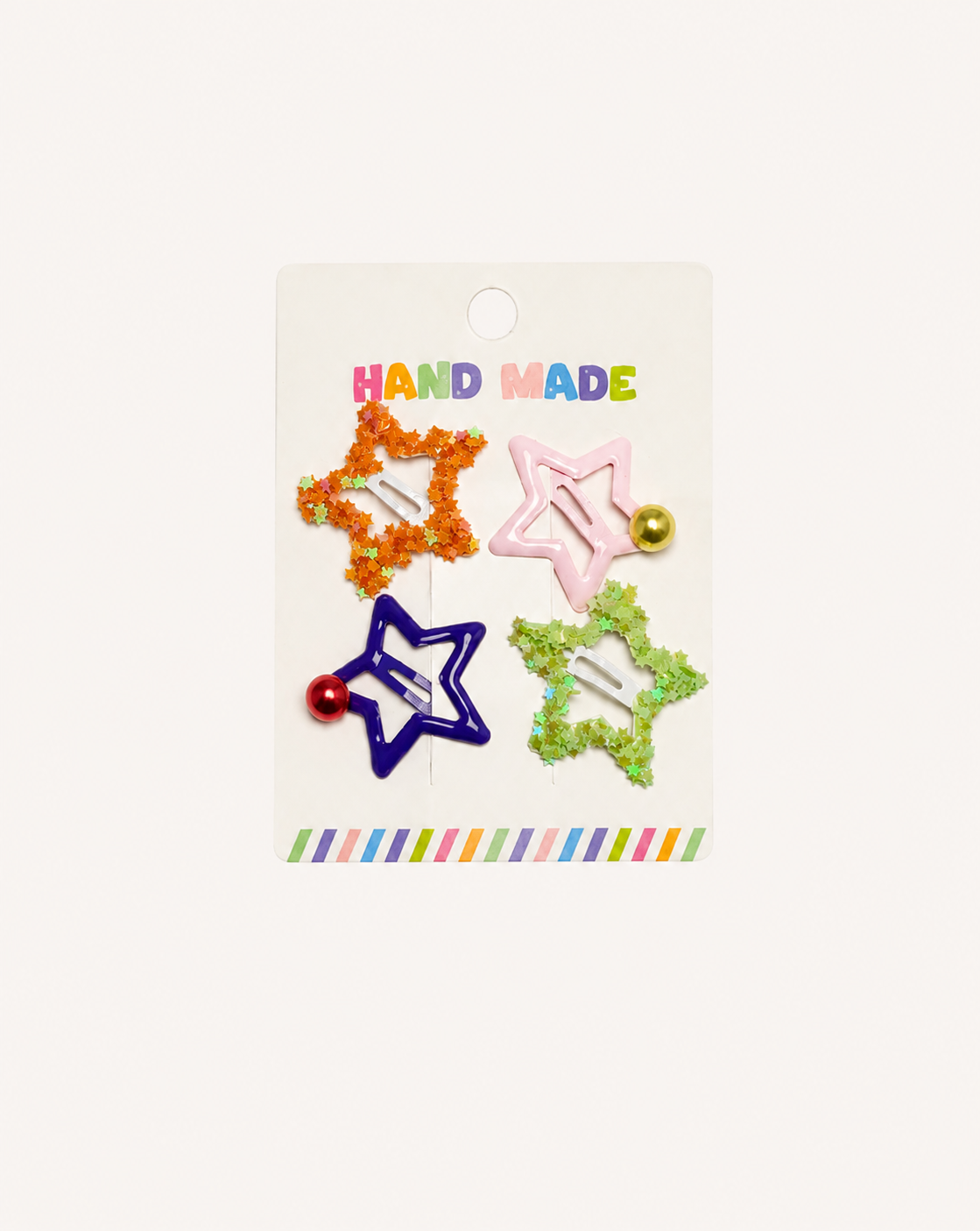 Star hair pins 4 pieces