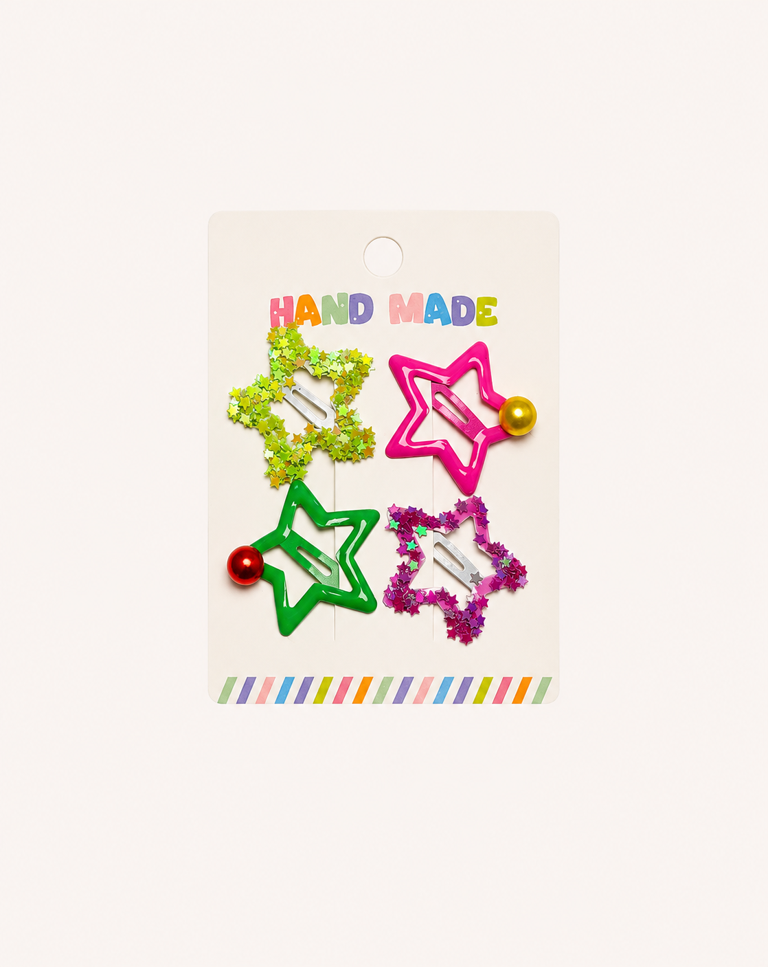 Star hair pins 4 pieces