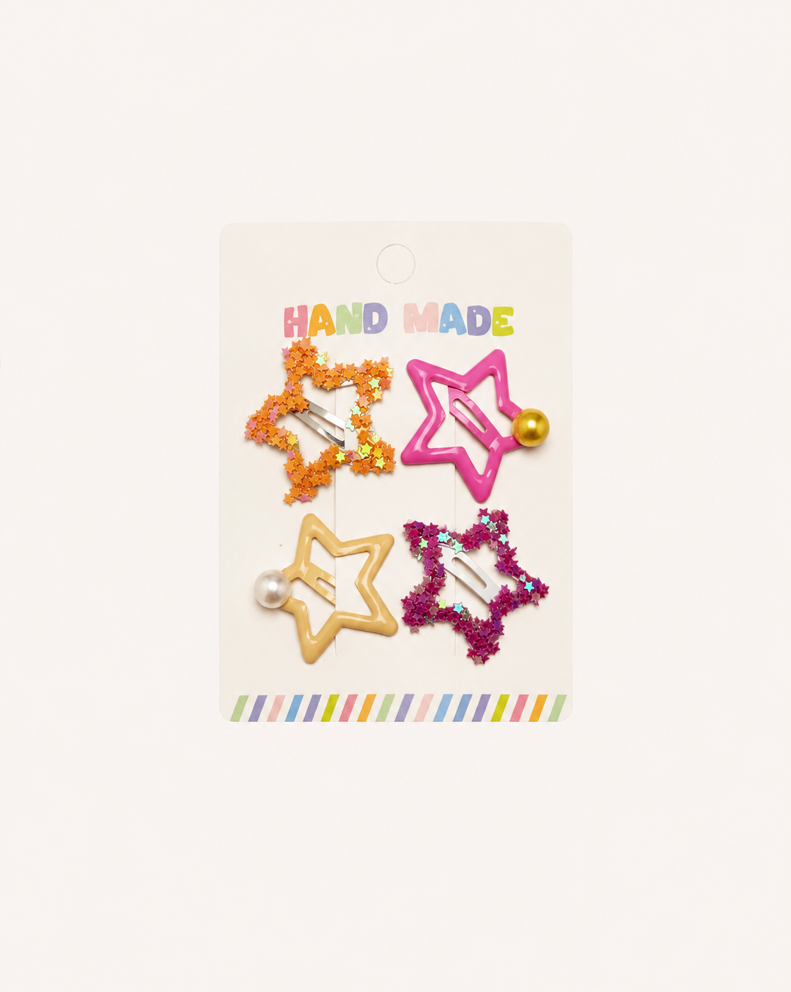 Star hair pins 4 pieces