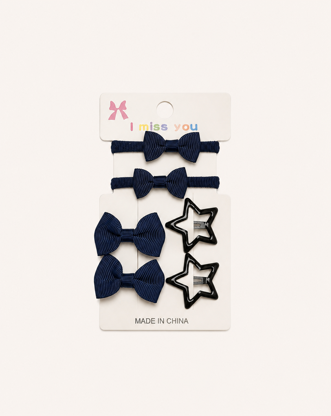 Star Hair pins & ponies 6 piece pack