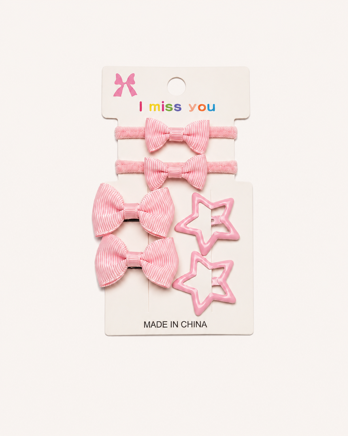 Star Hair pins & ponies 6 piece pack