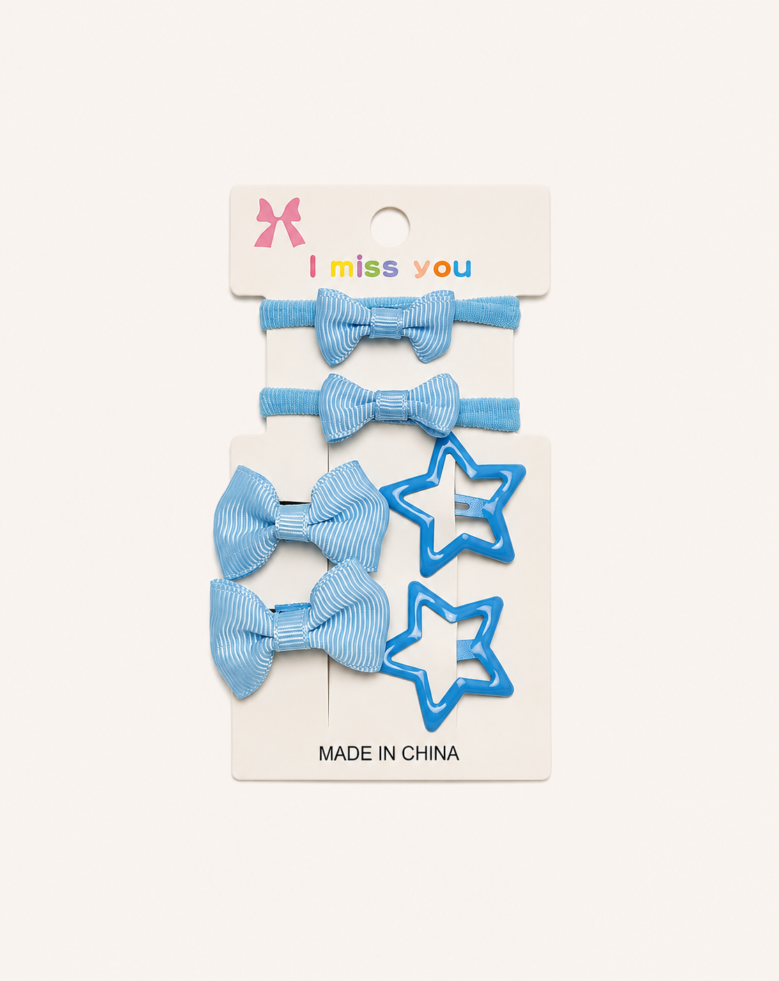Star Hair pins & ponies 6 piece pack