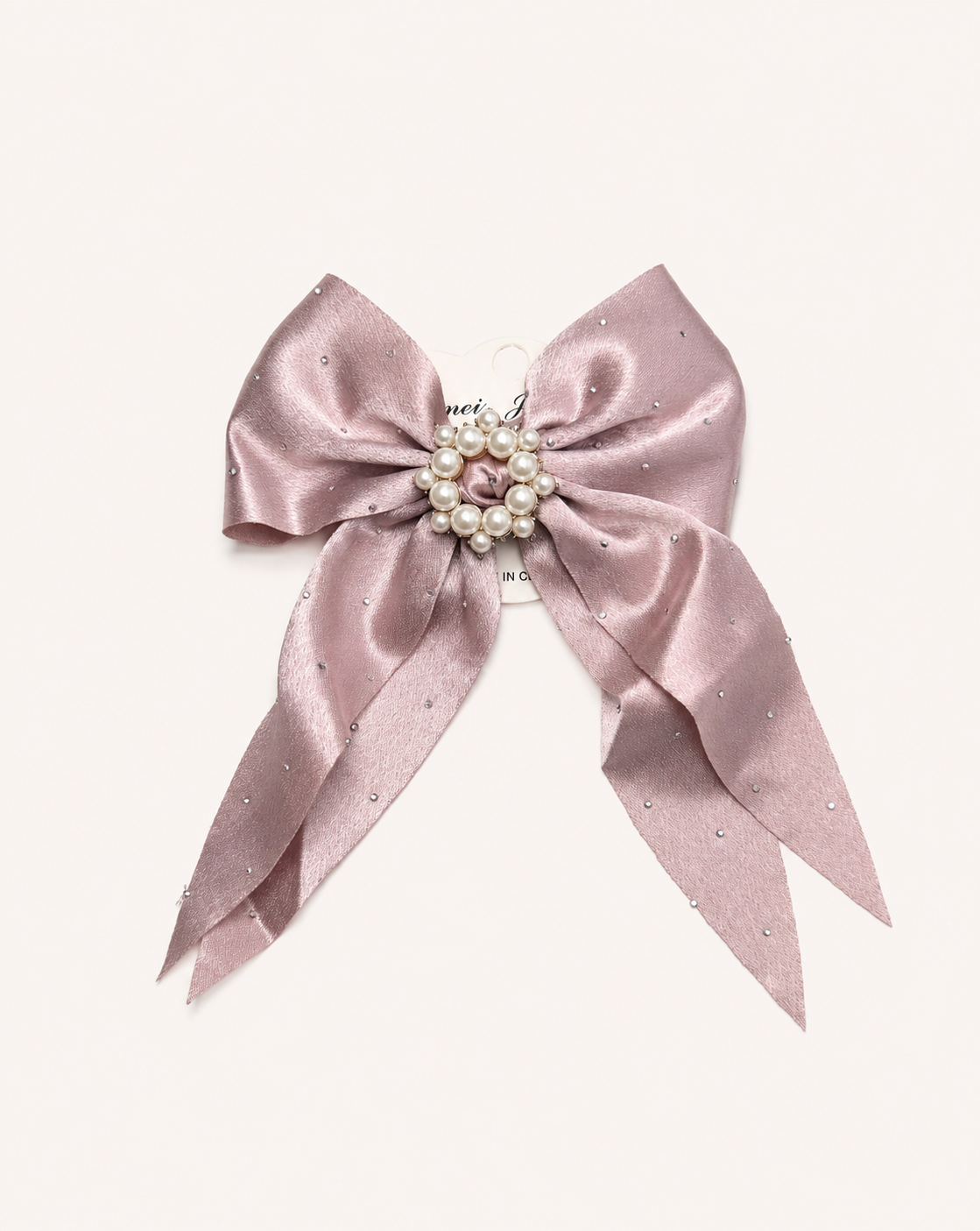 Bow hair pin