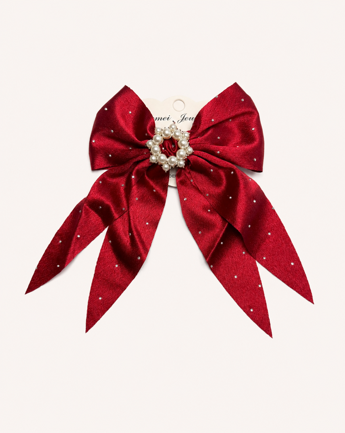 Bow hair pin