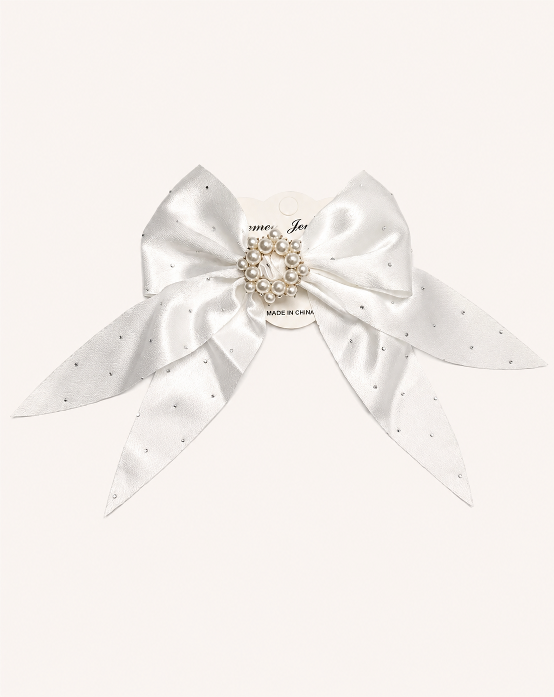 Bow hair pin