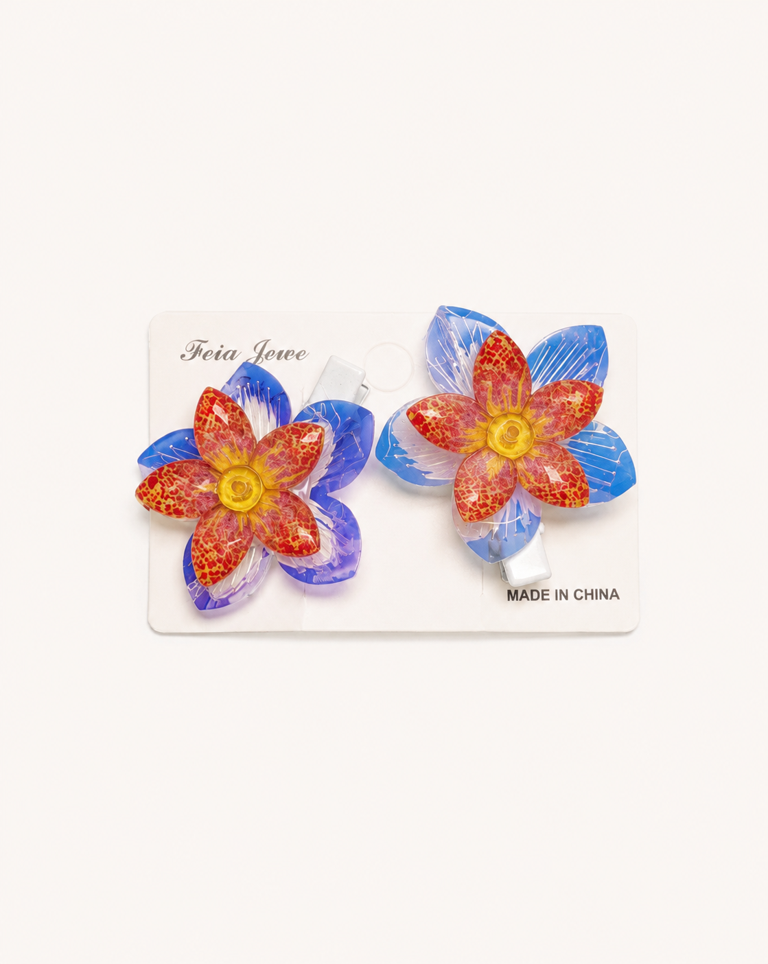 Flower hair pins 2 piece