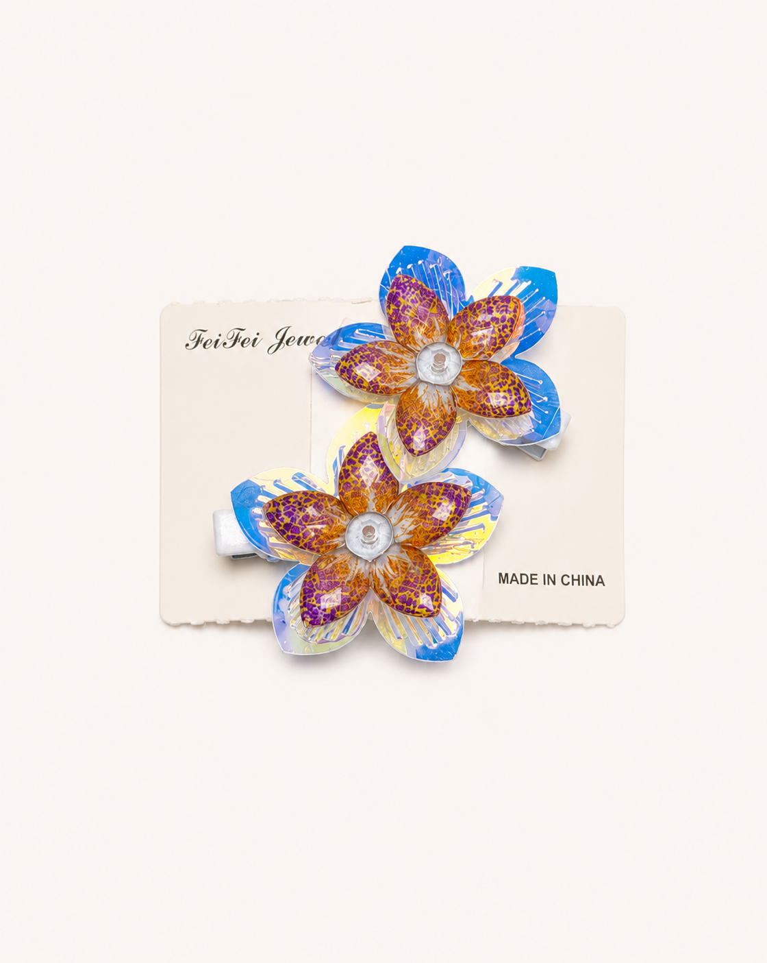 Flower hair pins 2 piece