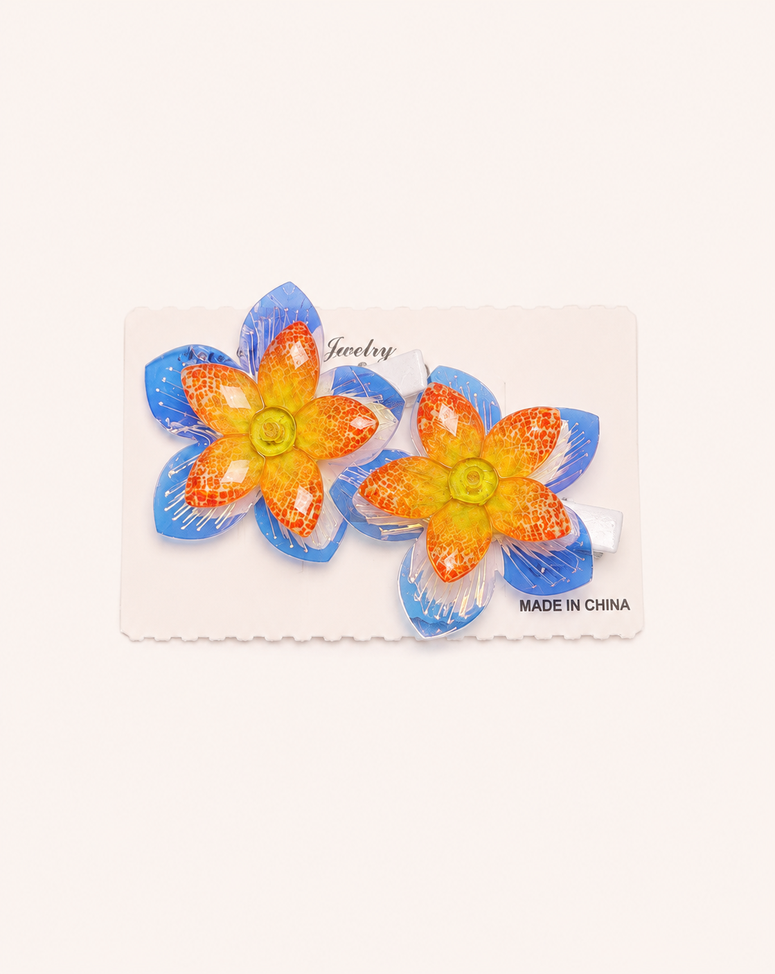 Flower hair pins 2 piece