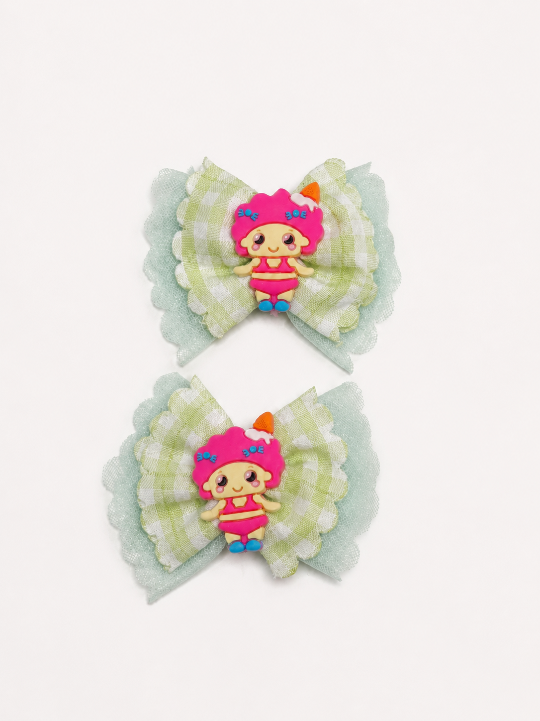 Bow Hair Pins 2pcs