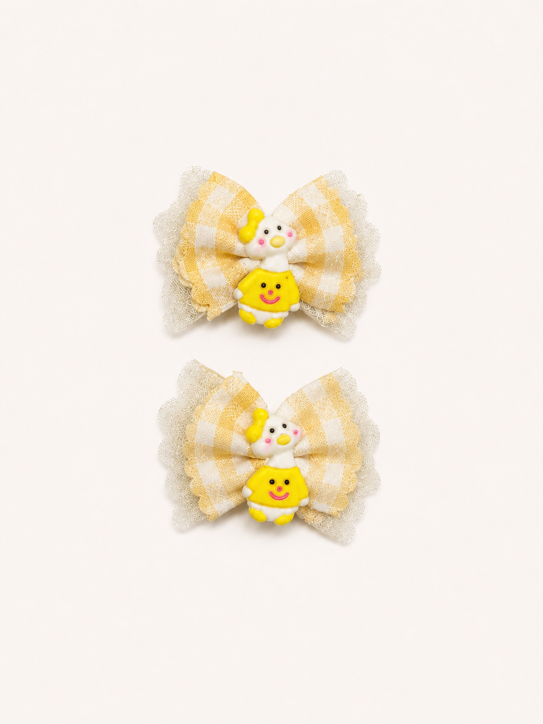 Bow Hair Pins 2pcs