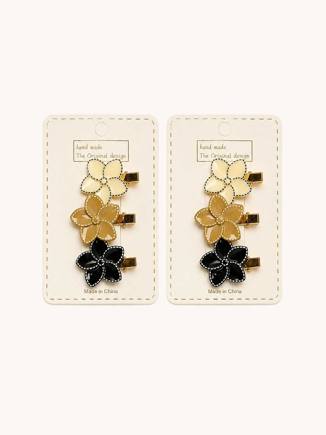 Flower Hair Pins 6pcs