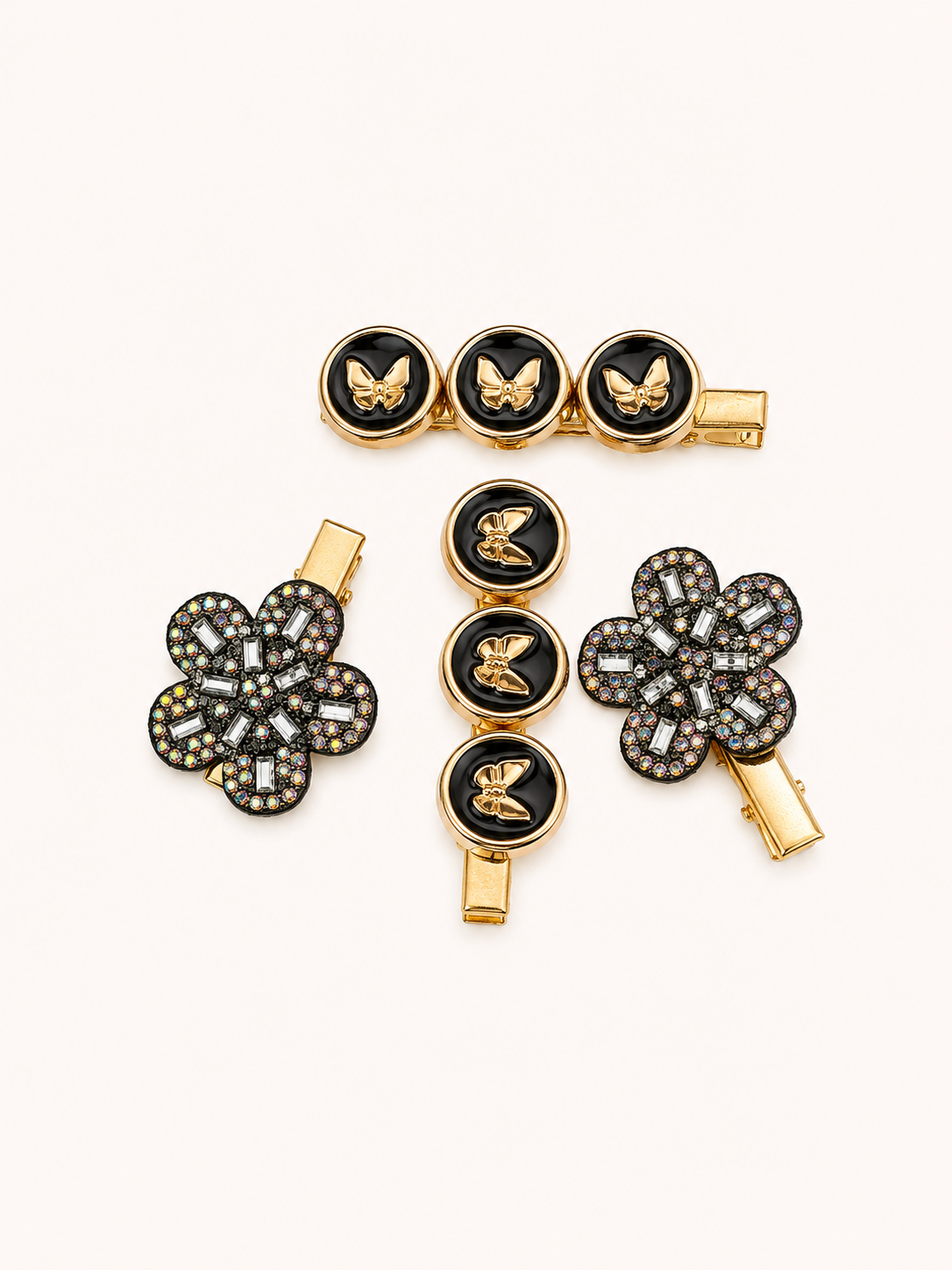 Flower Hair Pins 4PC