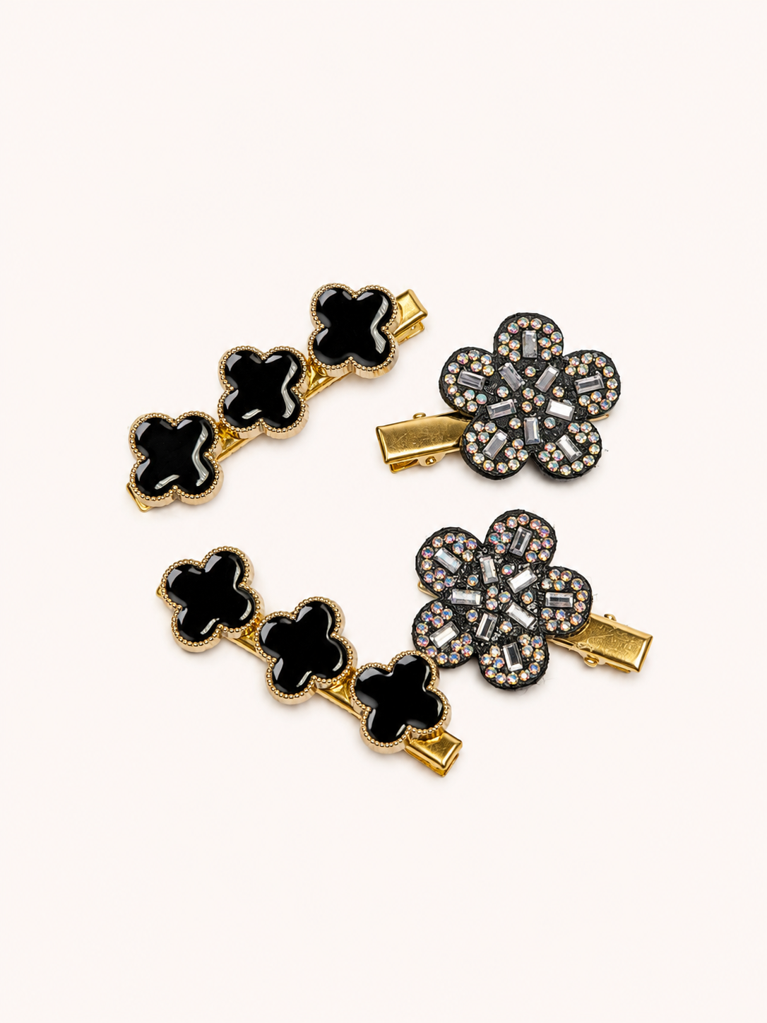 Flower Hair Pins 4PC