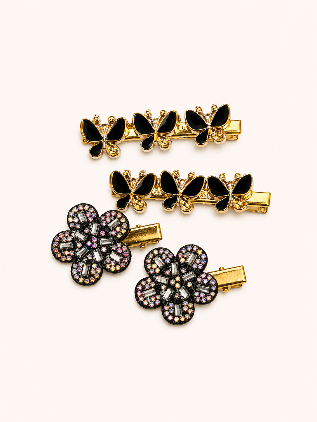 Flower Hair Pins 4PC
