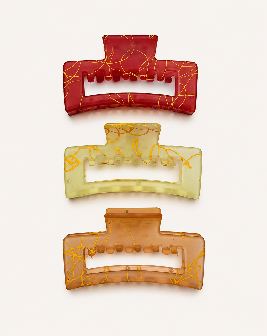 Hair Claw Clip 3pcs (Medium)