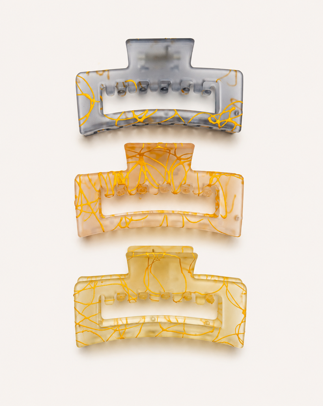 Hair Claw Clip 3pcs (Medium)