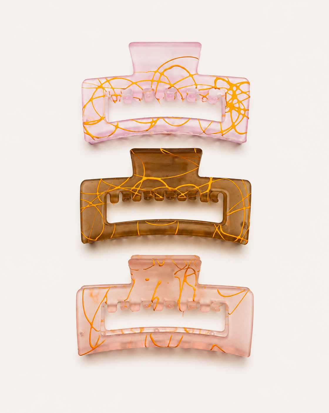 Hair Claw Clip 3pcs (Medium)