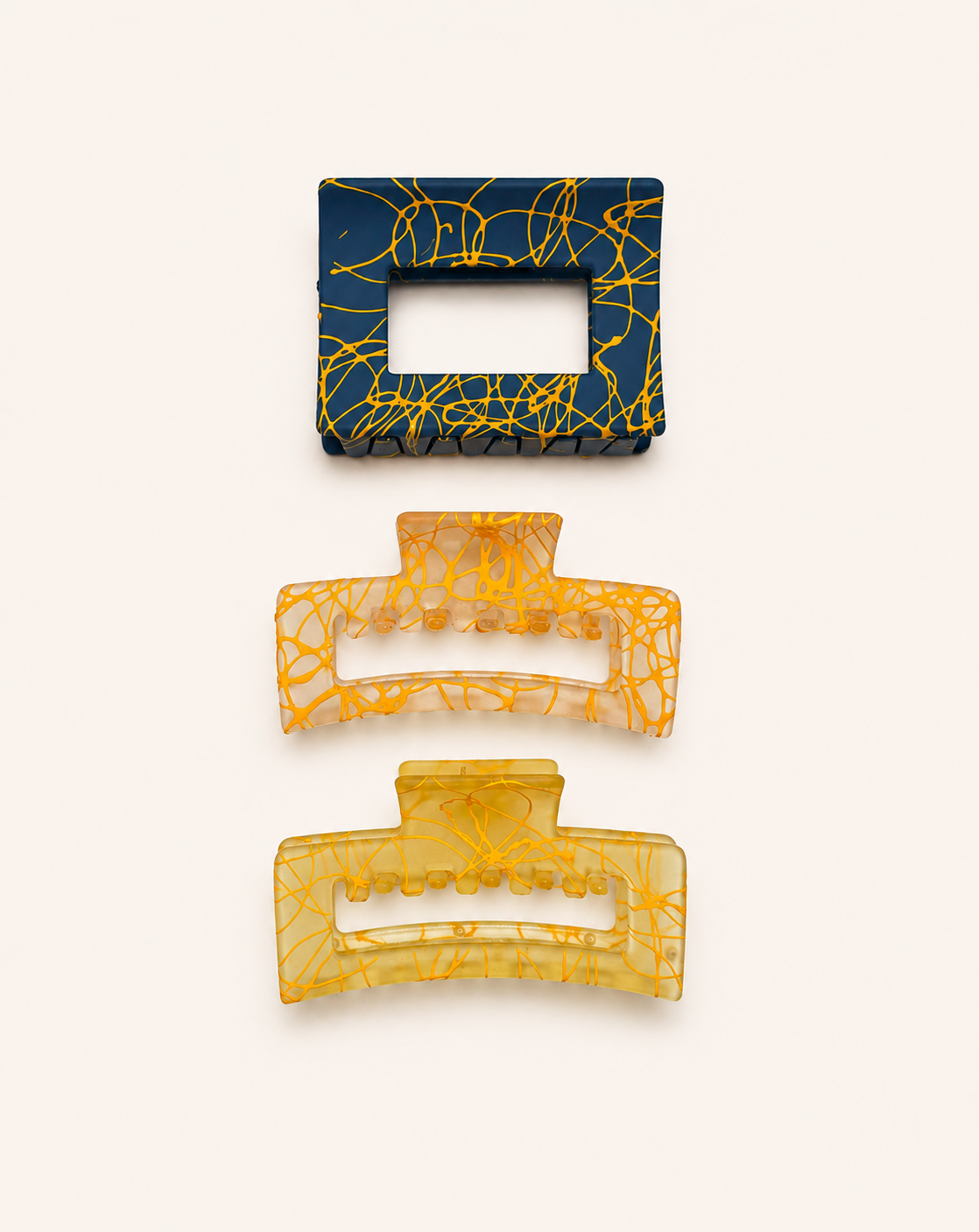 Hair Claw Clip 3pcs (Medium)