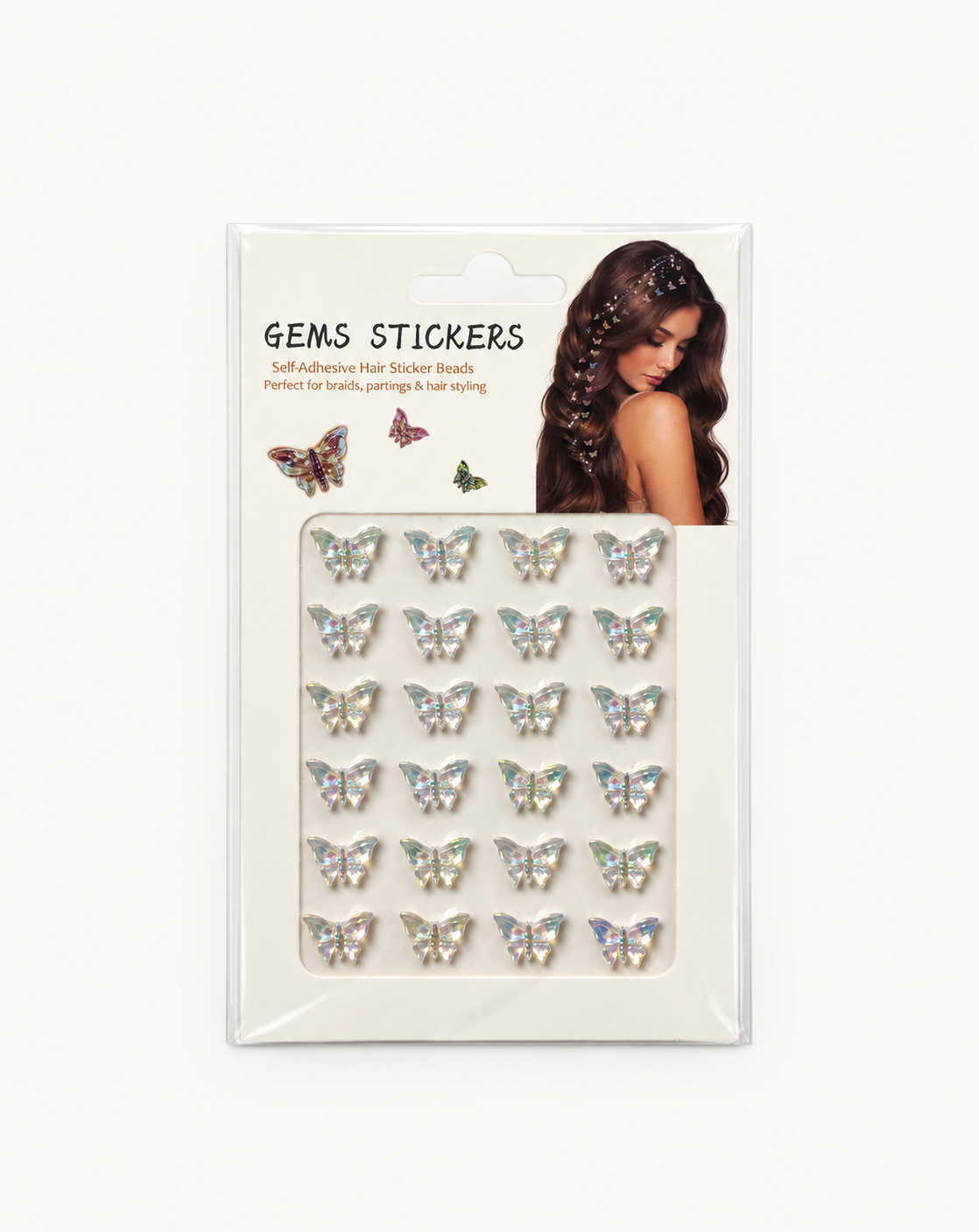 3D Hair & Nail Art Stickers Beads