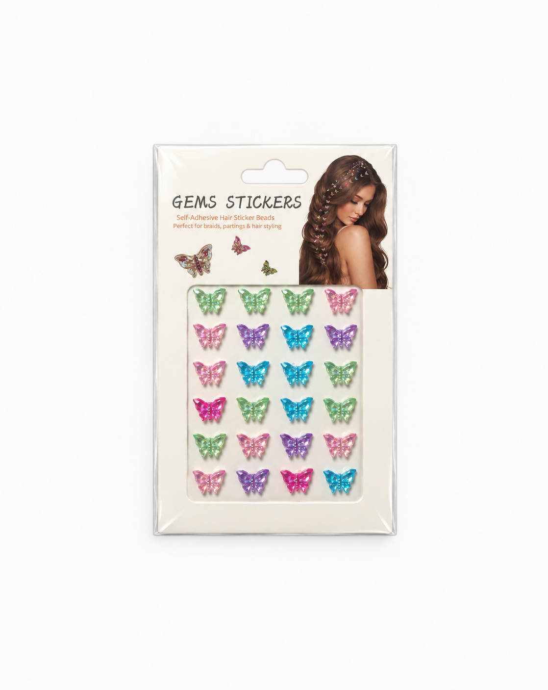 3D Hair & Nail Art Stickers Beads
