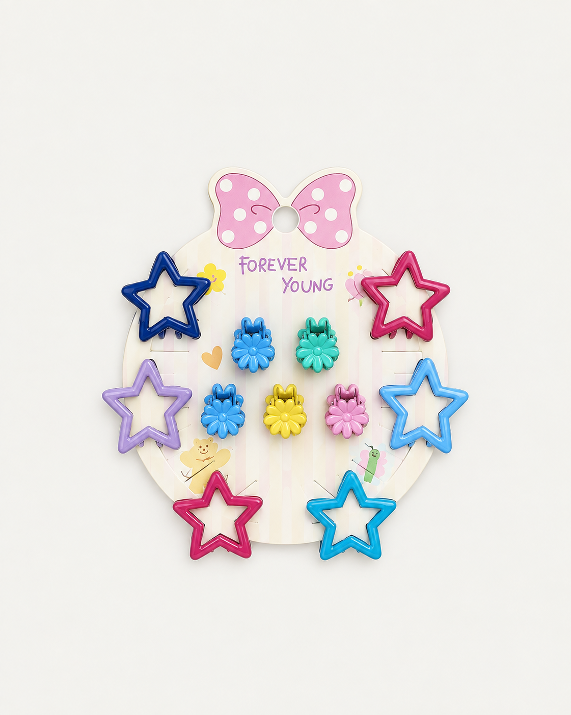 Star Hair Pins & Mini Catcher 11Pc Pack