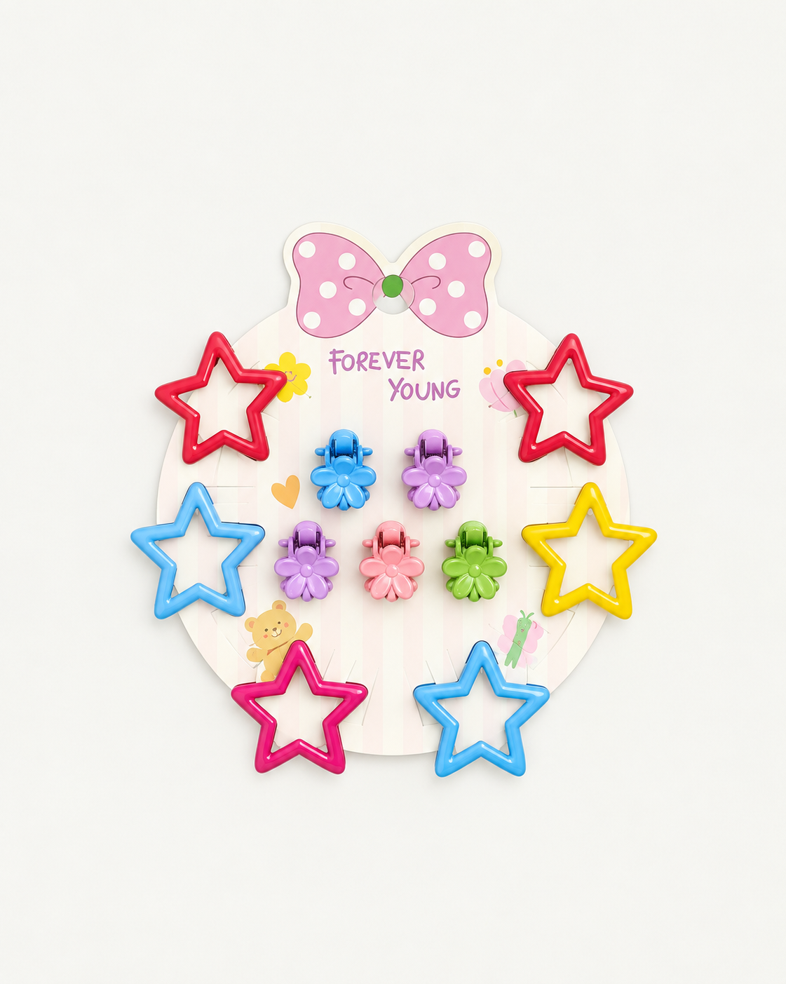 Star Hair Pins & Mini Catcher 11Pc Pack