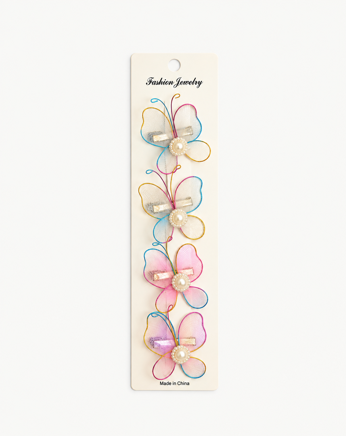 Butterfly Hair Pins 4 Pieces