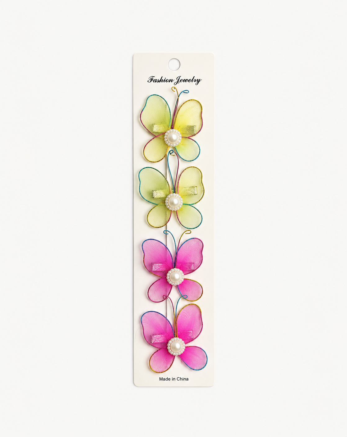 Butterfly Hair Pins 4 Pieces