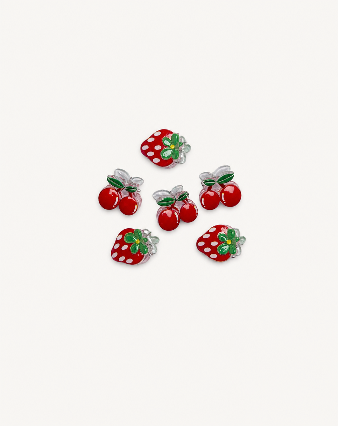 Strawberry & Cherry Mini Catcher 6Pcs