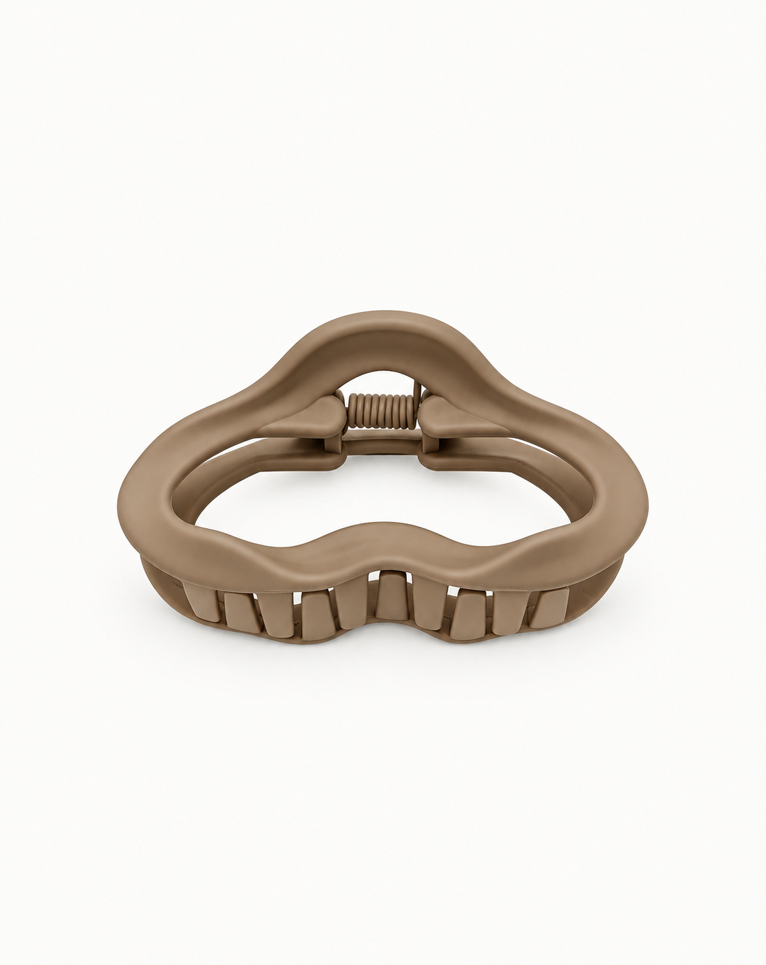 Matte Brown Large Hair Claw Clip