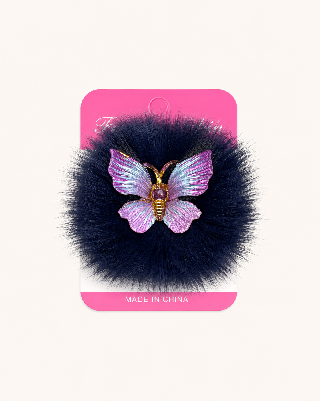 Fluffy Hair Pin