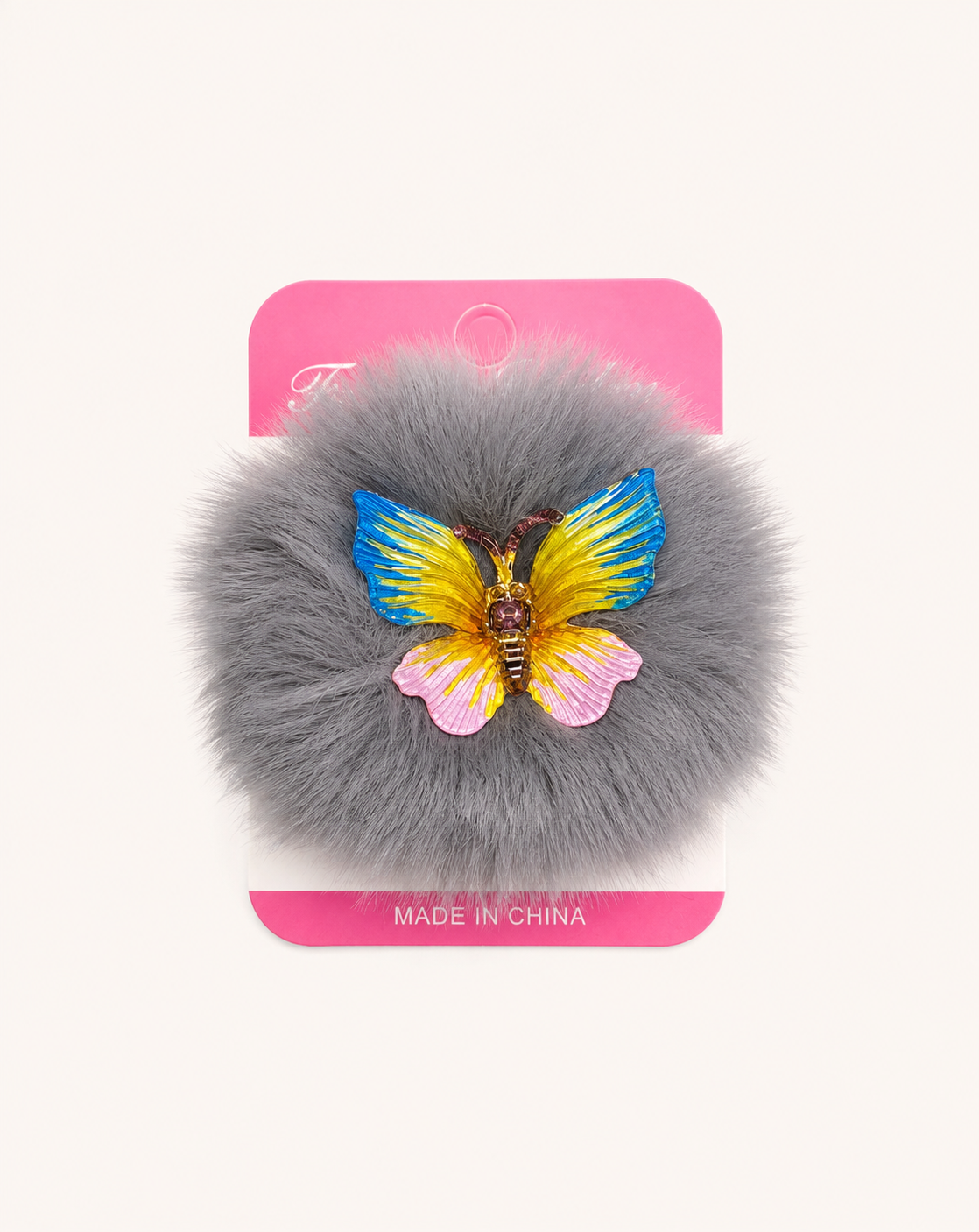 Fluffy Hair Pin